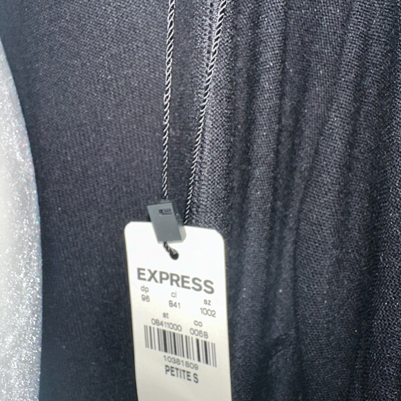 NWT*Express high low cardigan Blk SP - Picture 3 of 6